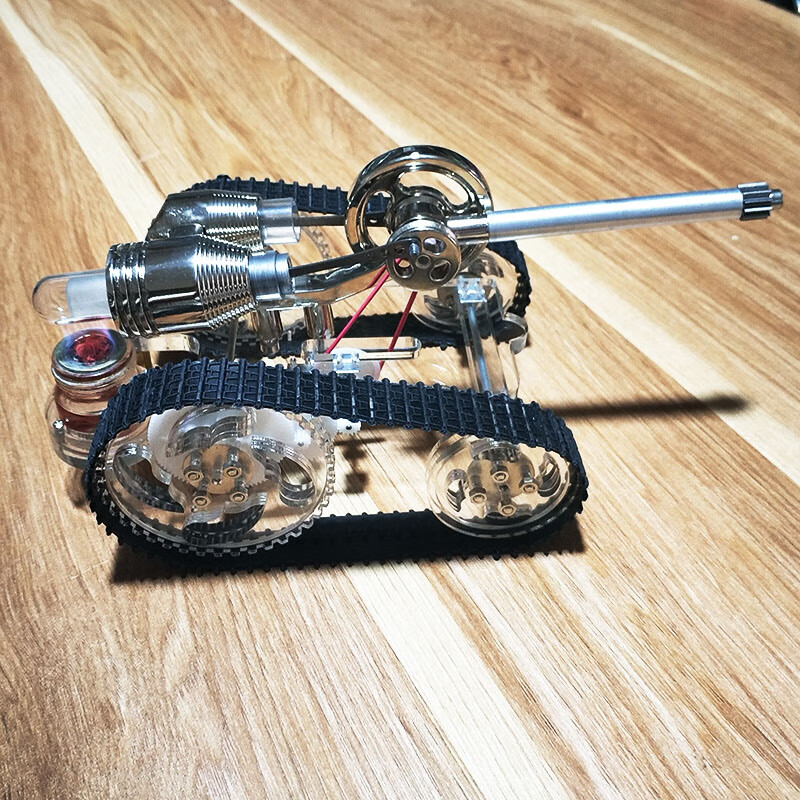 【京挑好货】斯特林发动机 车罗桥斯特林发动机微型模型外燃动力坦克