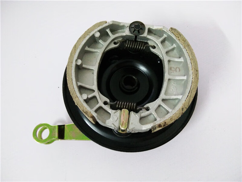 三轮车配件前刹车总成110刹车总成110前鼓刹带刹车皮三轮车前轮刹车盖