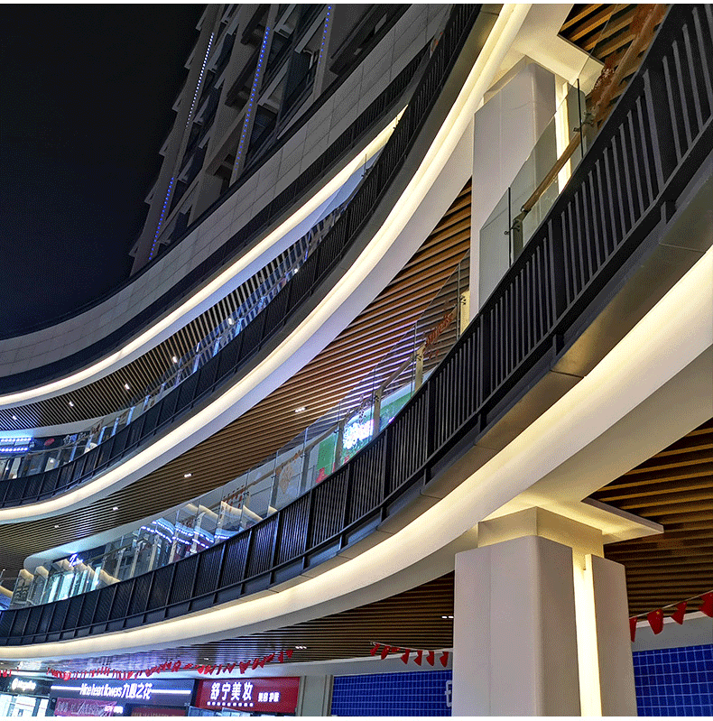 超亮led柔性灯带圆形昂众线条灯门头广告招牌霓虹软灯带装饰户外防水