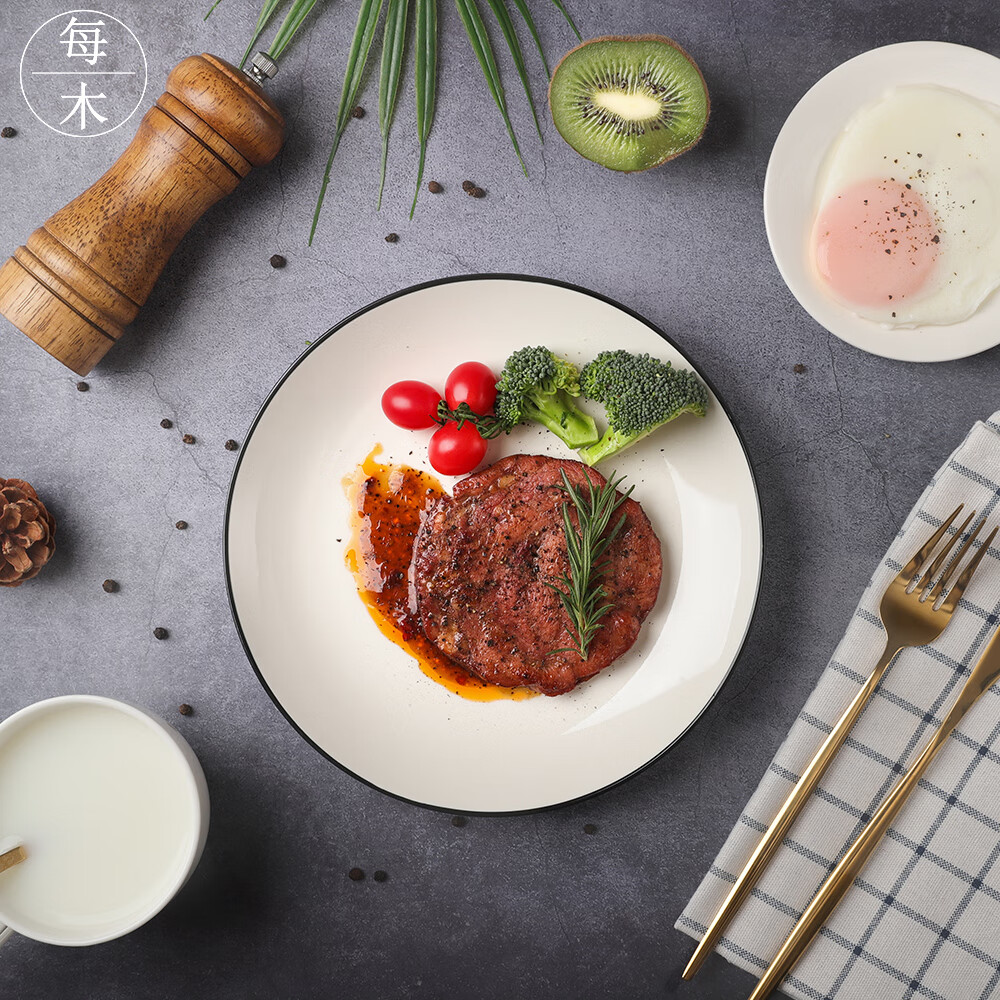 dioedf 西餐牛排饭意面披萨外卖美食摄影摆拍拍摄拍照道具背景纸摆件