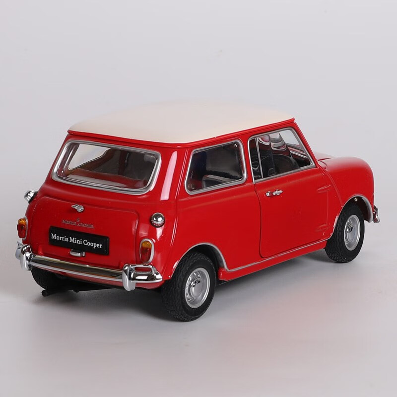 京商1:18 奧斯汀 迷你庫伯mini cooper 老款車模型 紅色【圖片 價格