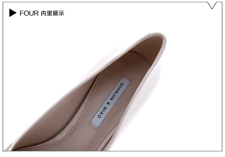 华伦天奴·奥兰迪金属尖头防撞高跟鞋女2022年夏季新款漆皮职业细跟单
