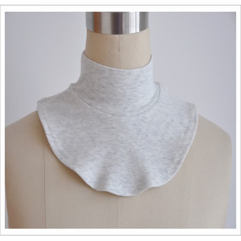 霄杰新品假领子儿童假领子高领半高领秋冬针织套头儿童男女通用半高领