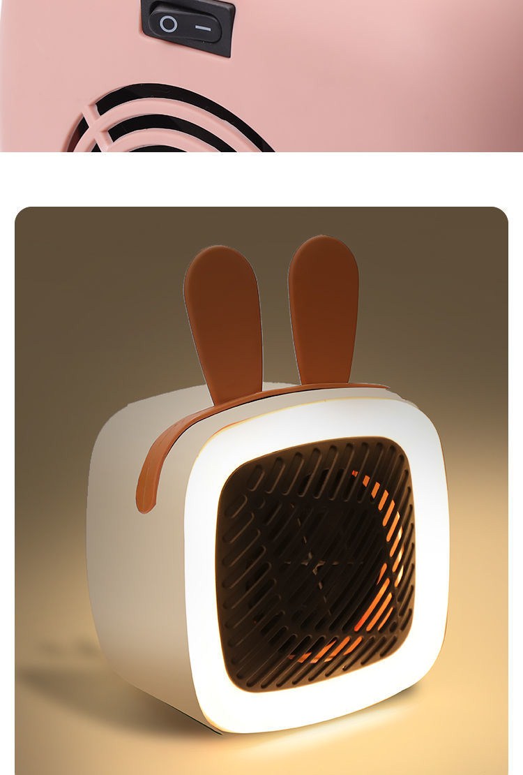 充电便携式暖风机充电便携式暖风机小型宿舍烘脚取暖器办公室冬天烤火