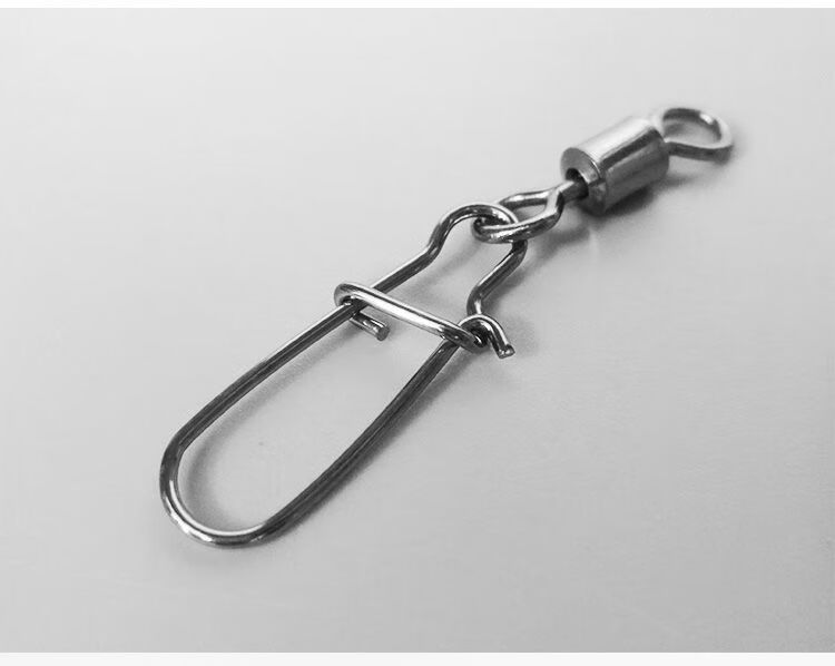 美式增强别针不锈钢八字环连接器8字转环强力路亚挂扣钓鱼小配件110枚