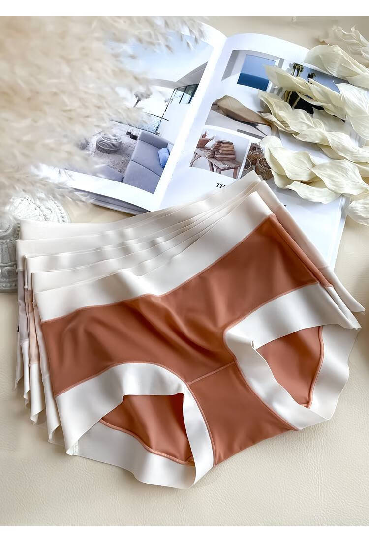 浪莎内裤女夏季透气档日系无痕冰丝薄款三角裤女士舒适柔软女生短裤头