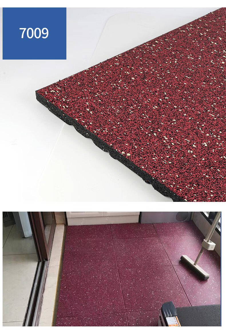 卷材缓冲地板室内防滑隔音防震垫减震耐磨运动地胶 地垫100*100*2