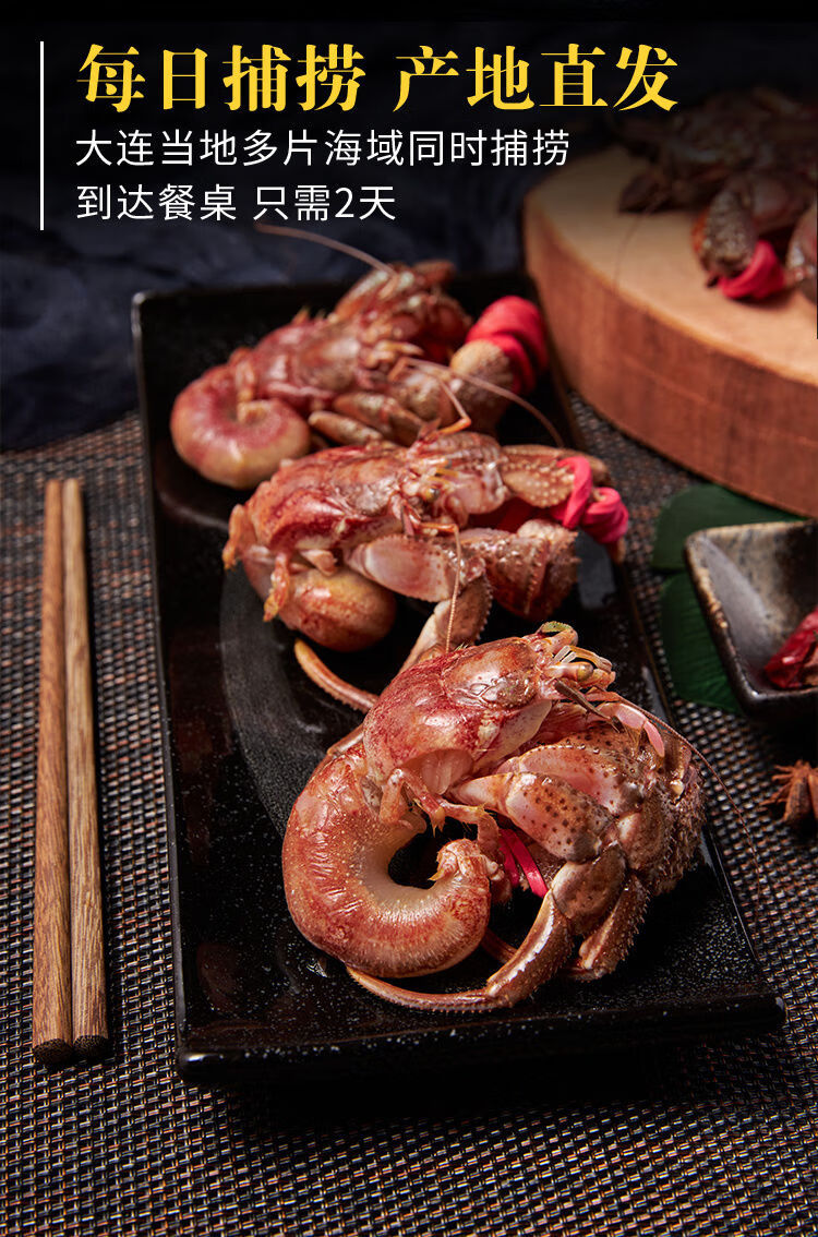 大连虾怪3斤带壳虾怪鲜活食用大个新鲜海鲜大海怪食用大虾怪3斤约1417
