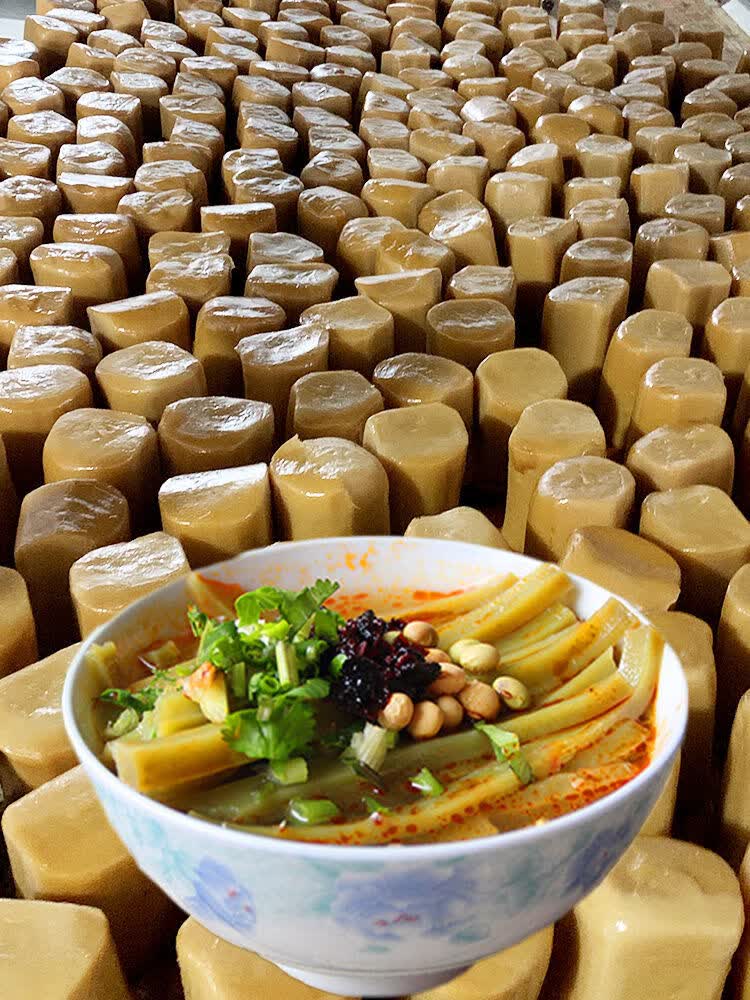 贵州特产米豆腐 铜仁小吃米豆腐粑粑 凉拌小吃灰碱粑手工粑粑 灰碱粑2