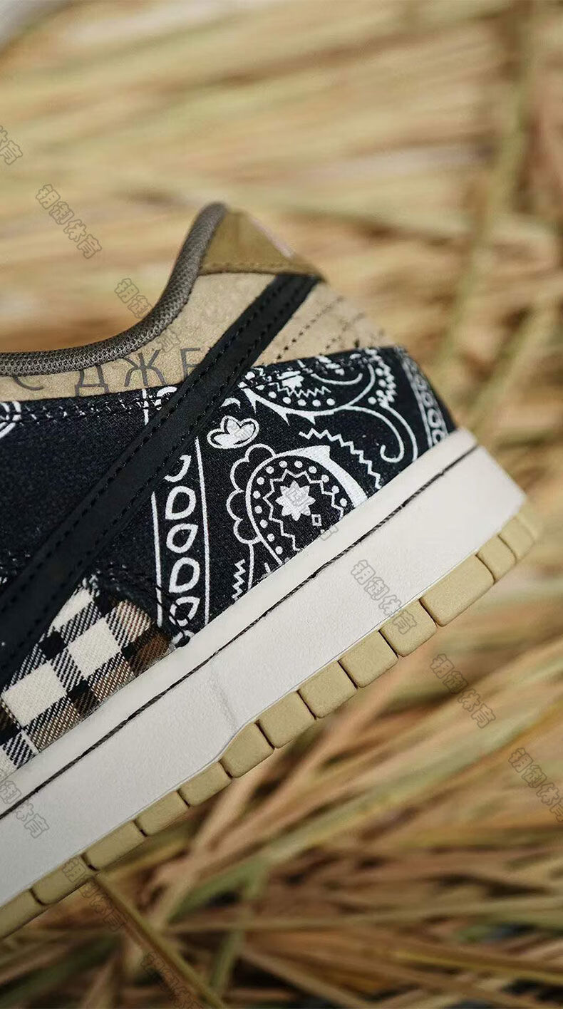 sbdunk冰雪奇缘腰果花男女鞋情人节联名aj低帮百搭休闲运动滑板鞋