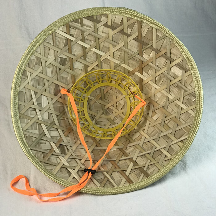 速司汀服饰官方竹编斗笠帽农民竹帽子男女遮阳帽防雨钓鱼帽舞台表演