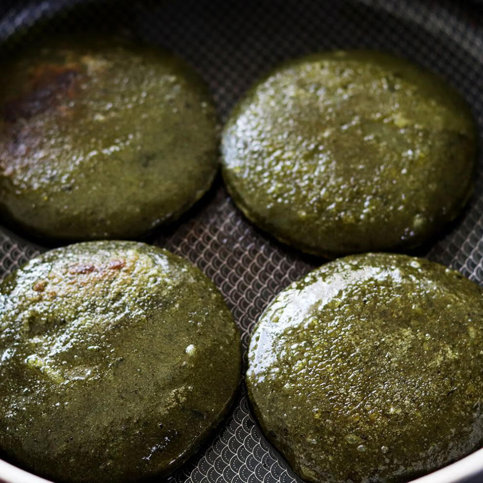 贵州艾叶糍粑甜味纯糯米手工艾草青团年糕传统美食非无糖特产小吃艾草