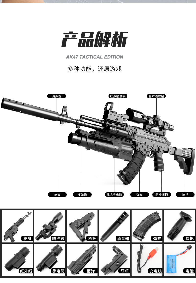 m416突击步枪配件搭配图片