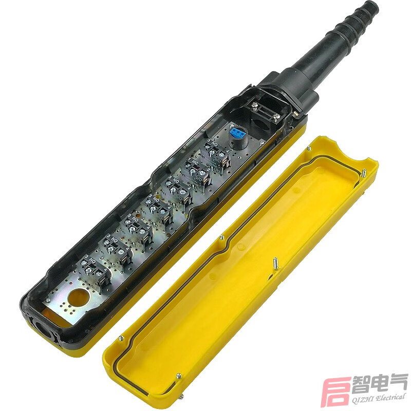 防雨型行车开关xac271手持按钮起重手柄控制电葫芦上下吊升降双速 9位