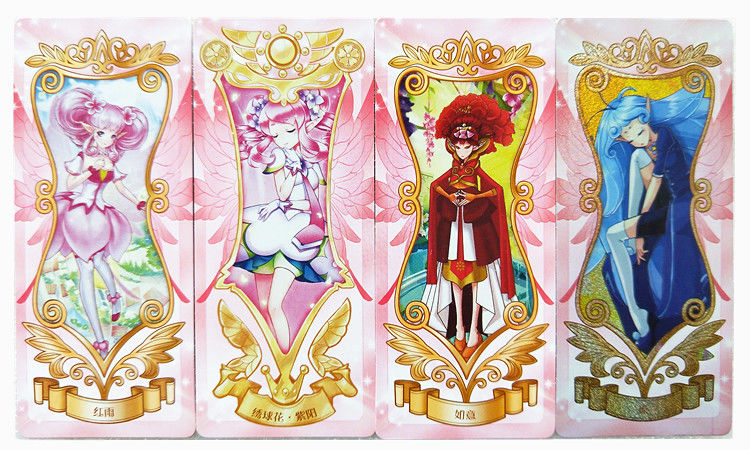 之法典游戏卡牌小花仙精灵王闪卡小花仙契约卡片小花仙全闪卡随机40张