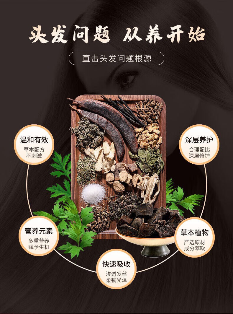 伟博纯中药养发店头疗药包草本植物配方洗头养发去屑去油10包用1个月