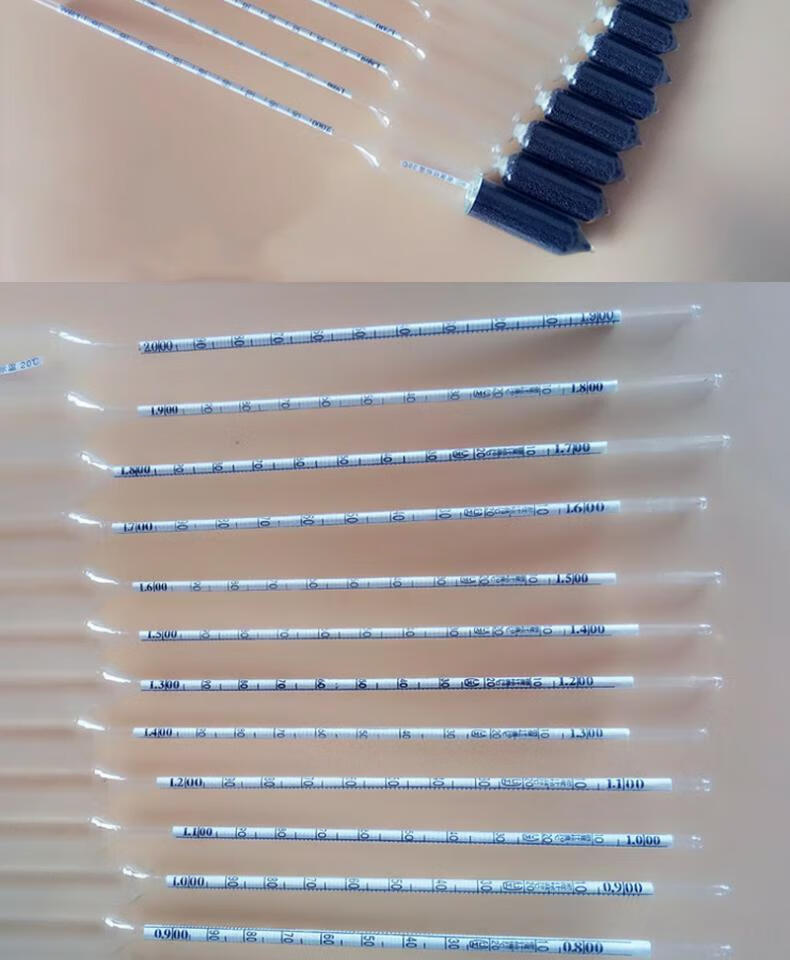 惠利得 波美氏比重计玻璃浮计盐度计食品卤水盐度计凉皮比重表密度计0