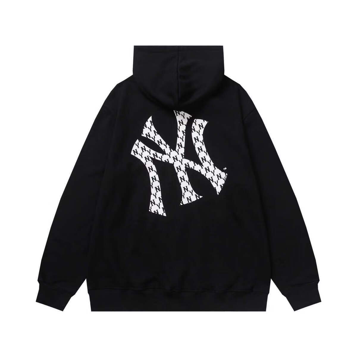 mlb2022秋冬新款ny卫衣带帽洋基队男女情侣宽松休闲纯棉慵懒风上衣潮