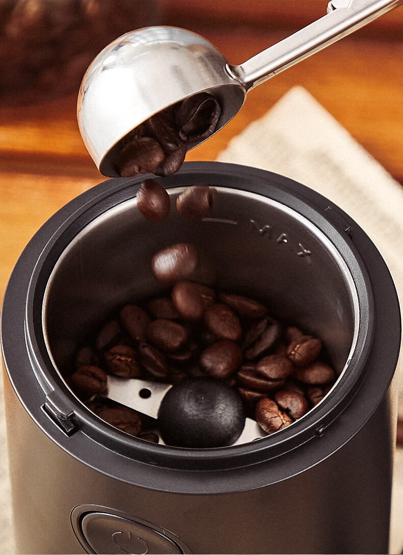 磨豆机咖啡豆研磨机大容量全自动多功能五谷杂粮家庭厨房美式咖啡迷