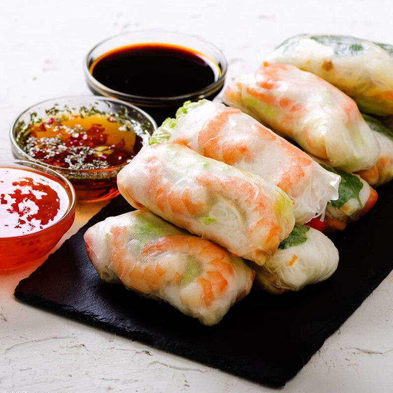 越南进口 嘉英越式春卷皮 薄如蝉翼 肪 稻米浆研磨即泡即时食 越式春