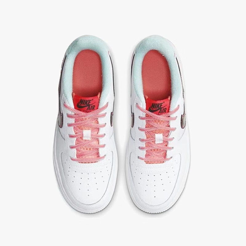 耐克nike air force 1空军一号af1白蓝粉南海岸 女子休闲板鞋 dd7709