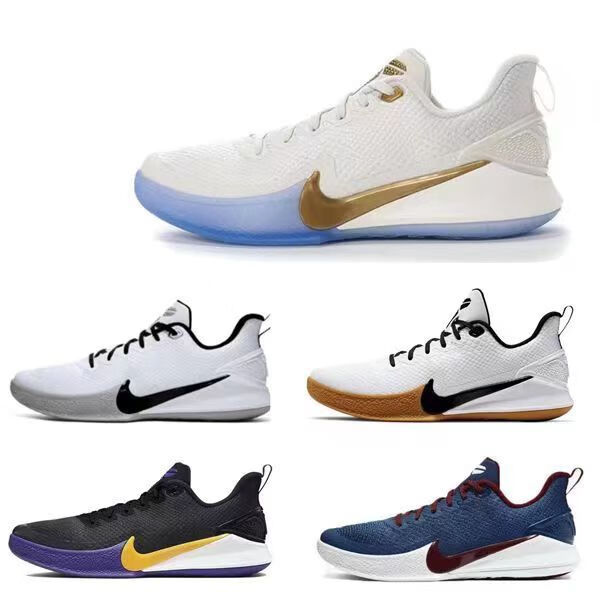 官方舰店kobe mamba focus 科比曼巴白金黑白学生轻便透气球鞋ao4434