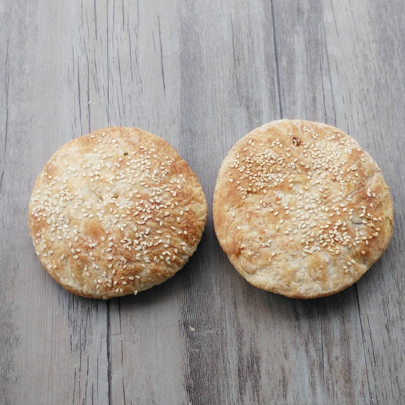 烧饼湖南衡阳特产常宁烧饼白沙茅市白糖桂花味烧饼烤饼