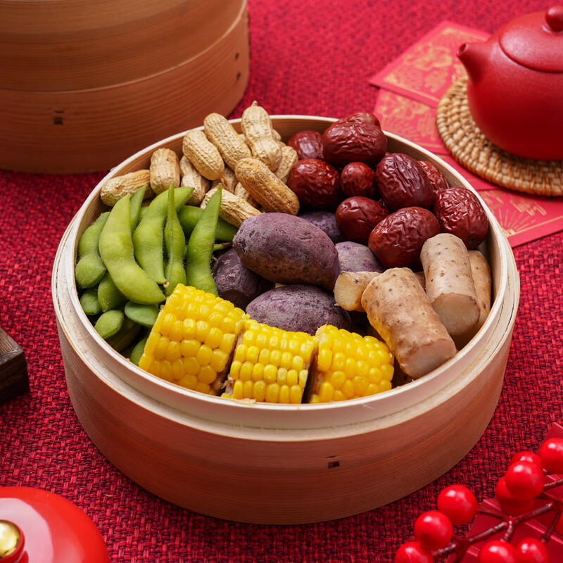 土记 冷冻半成品方便菜 快手预制菜新鲜速冻菜肴家宴菜 五谷丰登750g