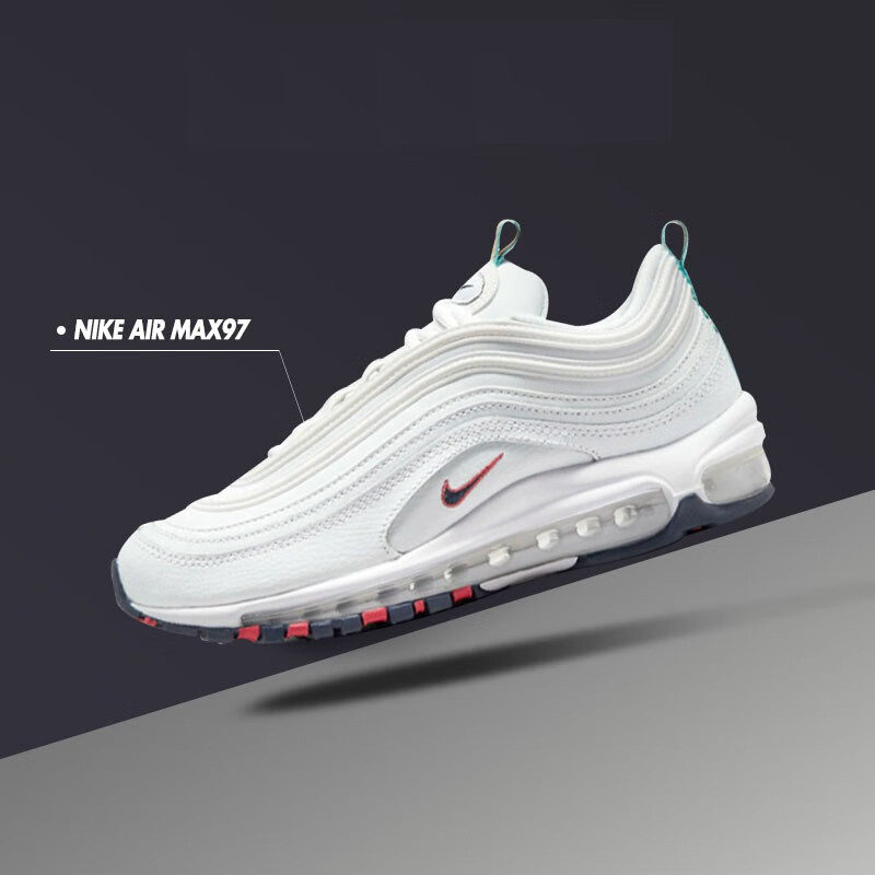 nike耐克airmax97女子冬季子彈頭透氣休閒輕便防滑耐磨全掌氣墊運動鞋