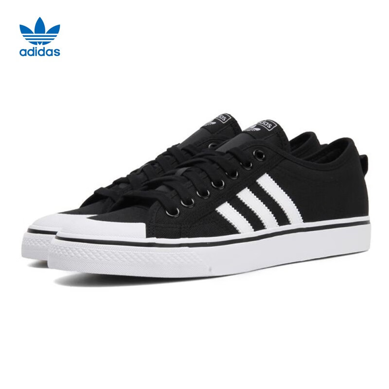 adidas阿迪达斯男鞋三叶草情侣鞋nizza男女同款中性运动休闲舒适帆布