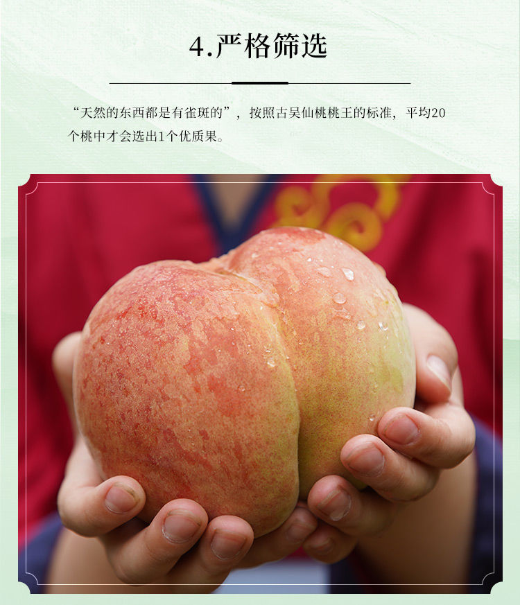 正宗无锡水蜜桃新鲜 无锡超大蜜露湖景白凤皮薄多汁现摘当季礼盒装 7