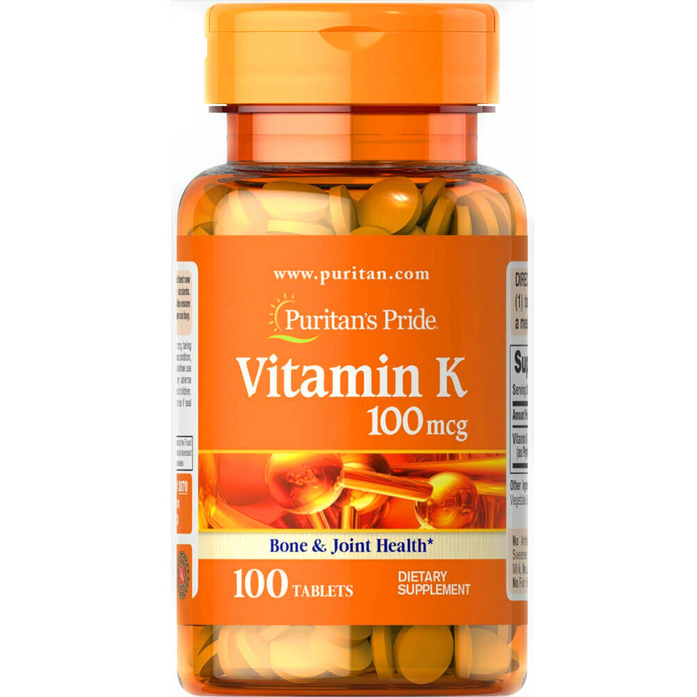 美国进口维素kk1k2vk凝血骨质松100mcg100片