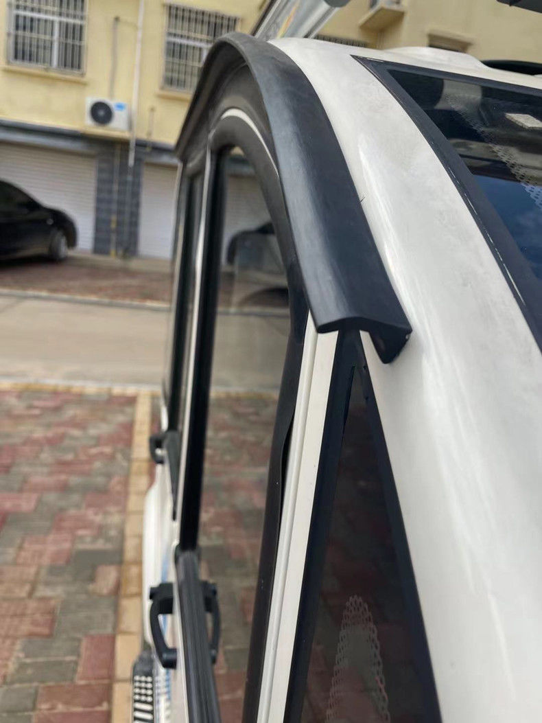 适用于新能源电动三轮车四轮车防漏雨渗水门眉雨搭密封条车门缝隙防雨