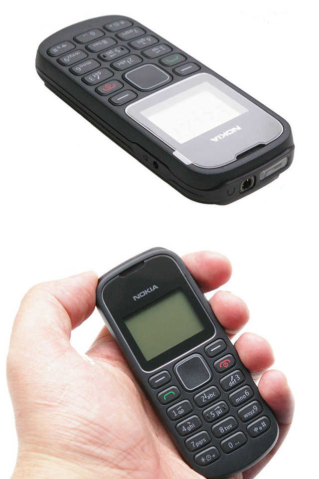 适用诺基亚1280直板黑白屏无摄像头学生机备用按键二手手机黑色1原装