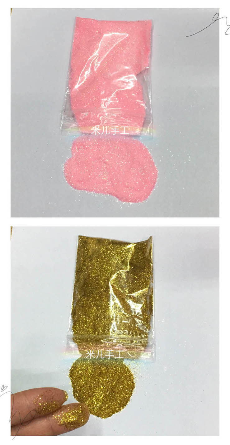 腾亿优品亮粉闪光粉150500g胶水教程儿童手工金葱粉手工玫瑰花制作