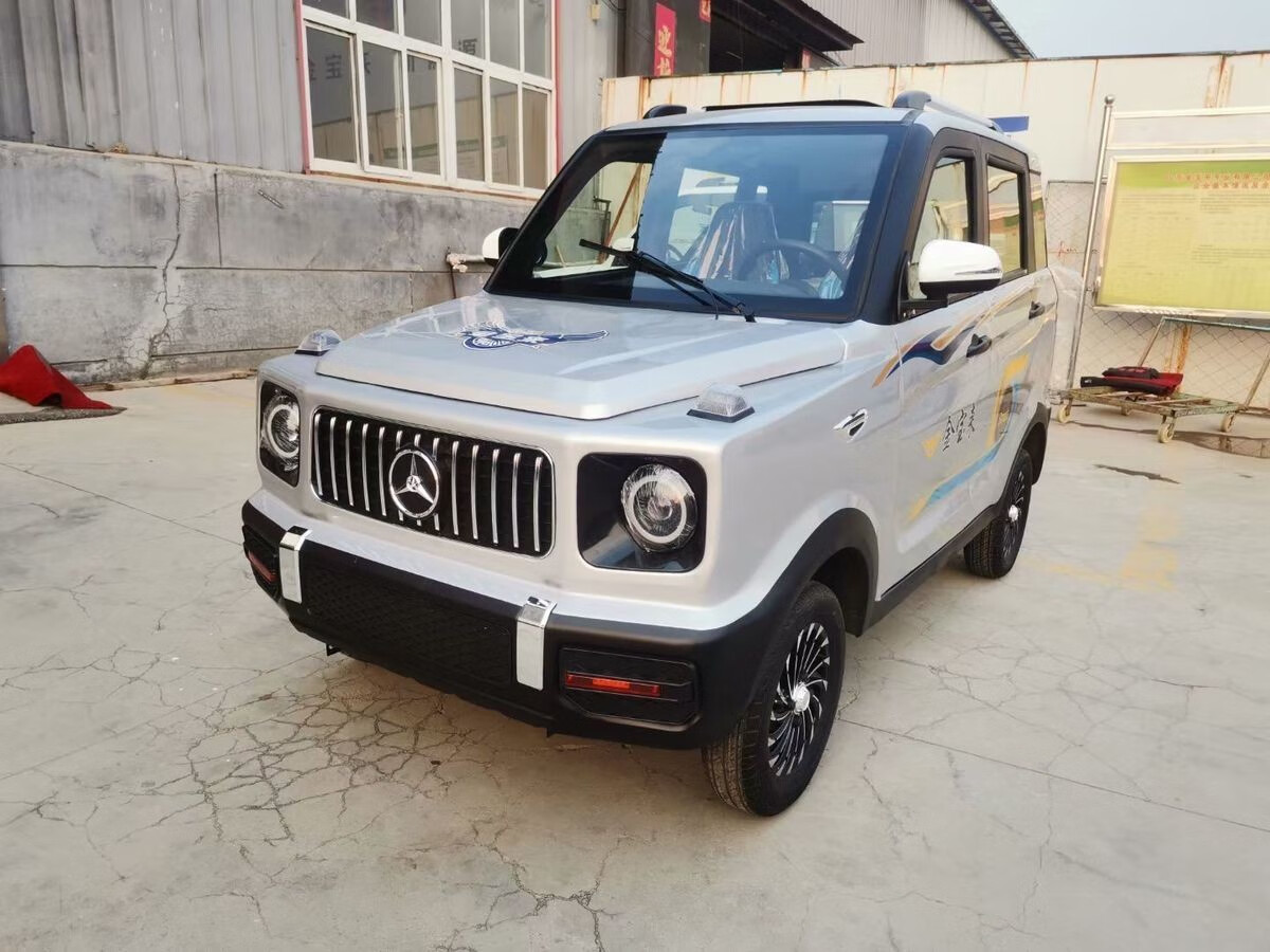 英诺普油电两用大续航四轮电动车家用空调版老头乐柴暖风电车套餐一