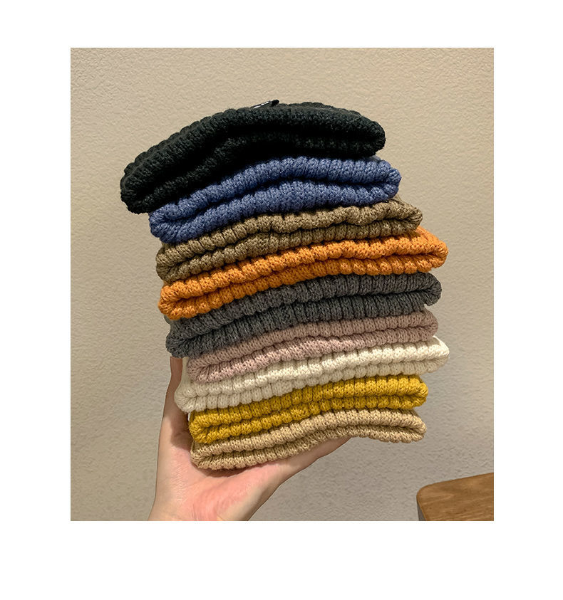 beauty网红同款针织毛线发带女秋冬宽边时尚宽头巾酷街头束发带头饰6