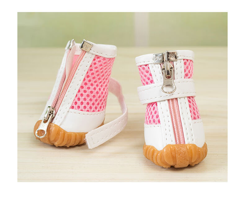 珊野 宠物狗狗鞋子运动网鞋柔软防滑透气小型犬四季鞋泰迪比熊小狗鞋