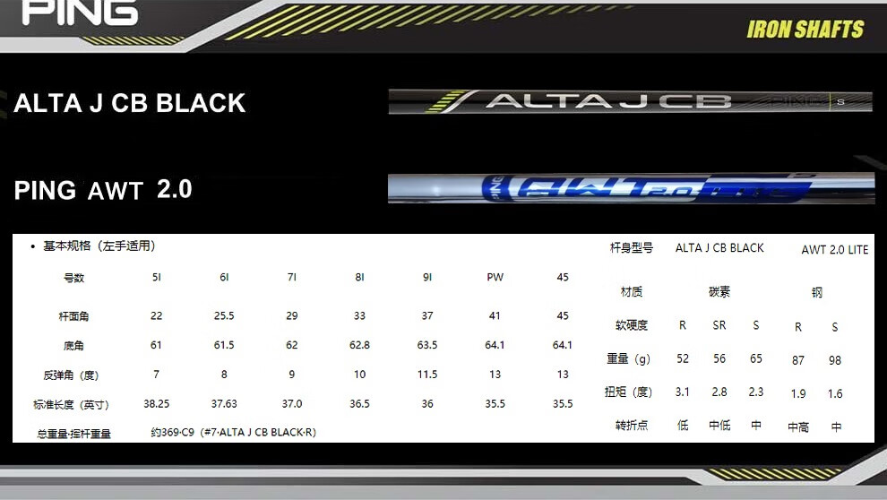 ping g430铁杆组高尔夫球杆男士高容错易打型远距golf铁杆 2022新款