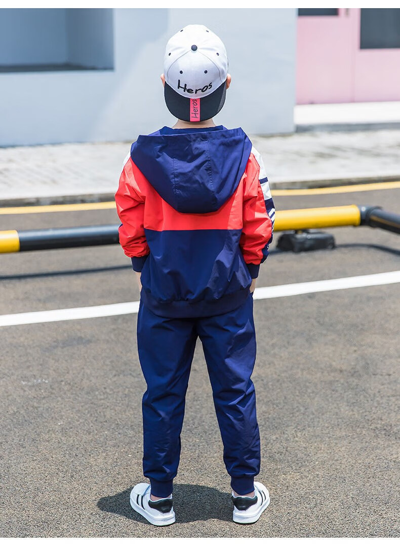 男童速干衣套装童装男春秋季款学生运动少年小男孩衣服时尚潮流潮童男