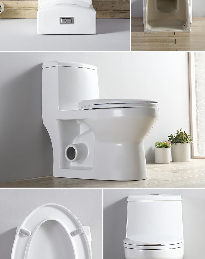 日本xototo直冲式马桶墙排坐便器节水防臭大冲力连体式抽水马桶家用