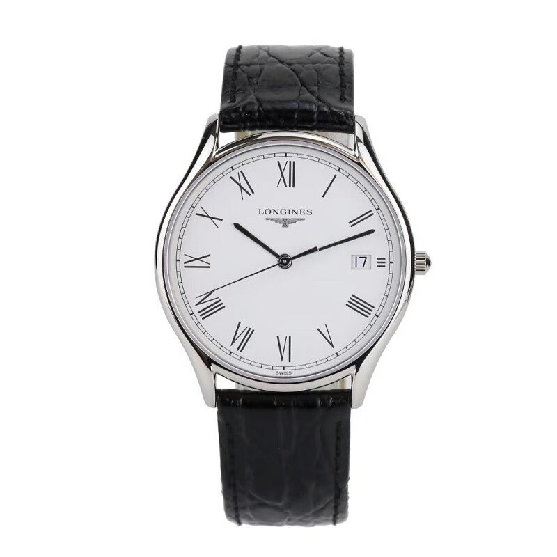 二手95新浪琴律雅系列石英男士腕表瑞士手表商务百搭二手浪琴手表表径