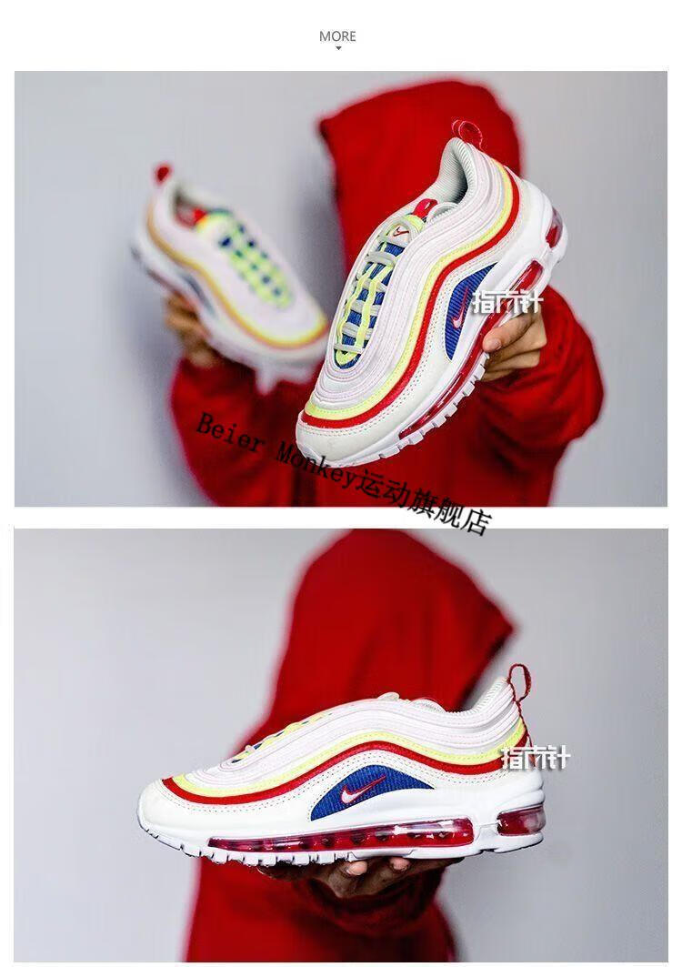 【自營官方旗艦店】air max97南海岸串標銀子彈聯名3m反光運動鞋男女