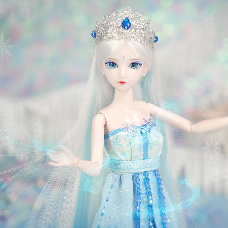 叶罗丽娃娃冰公主梦公主仙境礼服款29厘米cm滑冰款默默婚纱番外篇