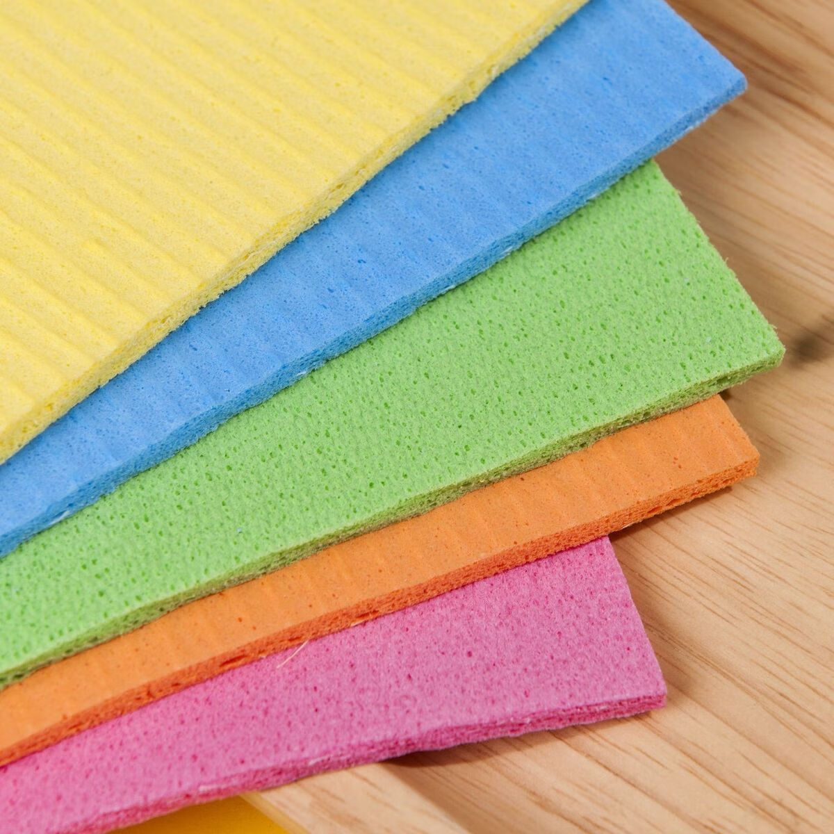 厨房去污木浆棉吸水抹布不掉毛洗碗布清洁擦桌百洁布10片装bl18x2010