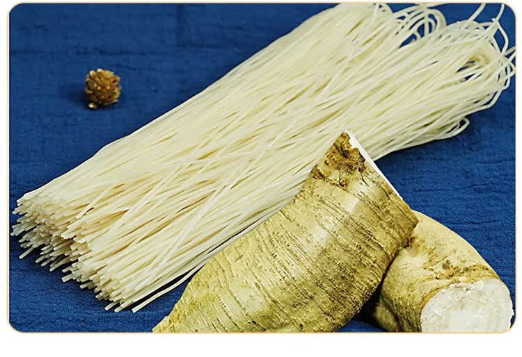 仁心食匠葛根粉条正宗大别山葛根粉条野生天然葛粉山药粉丝 【6斤】