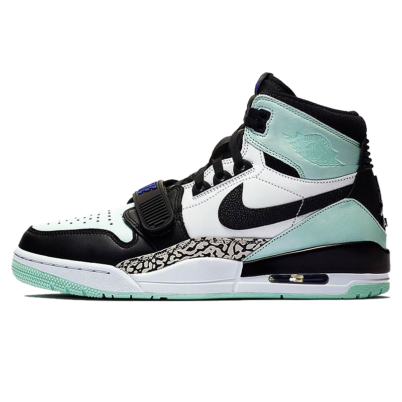 【现货】nike air jordan legacy aj312黑水泥 爆裂纹篮球鞋 av3922