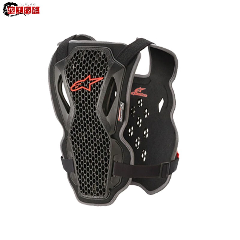 a星越野摩托车骑士护具骑行装备林道护甲防摔护胸护背夏季透气男 黑色