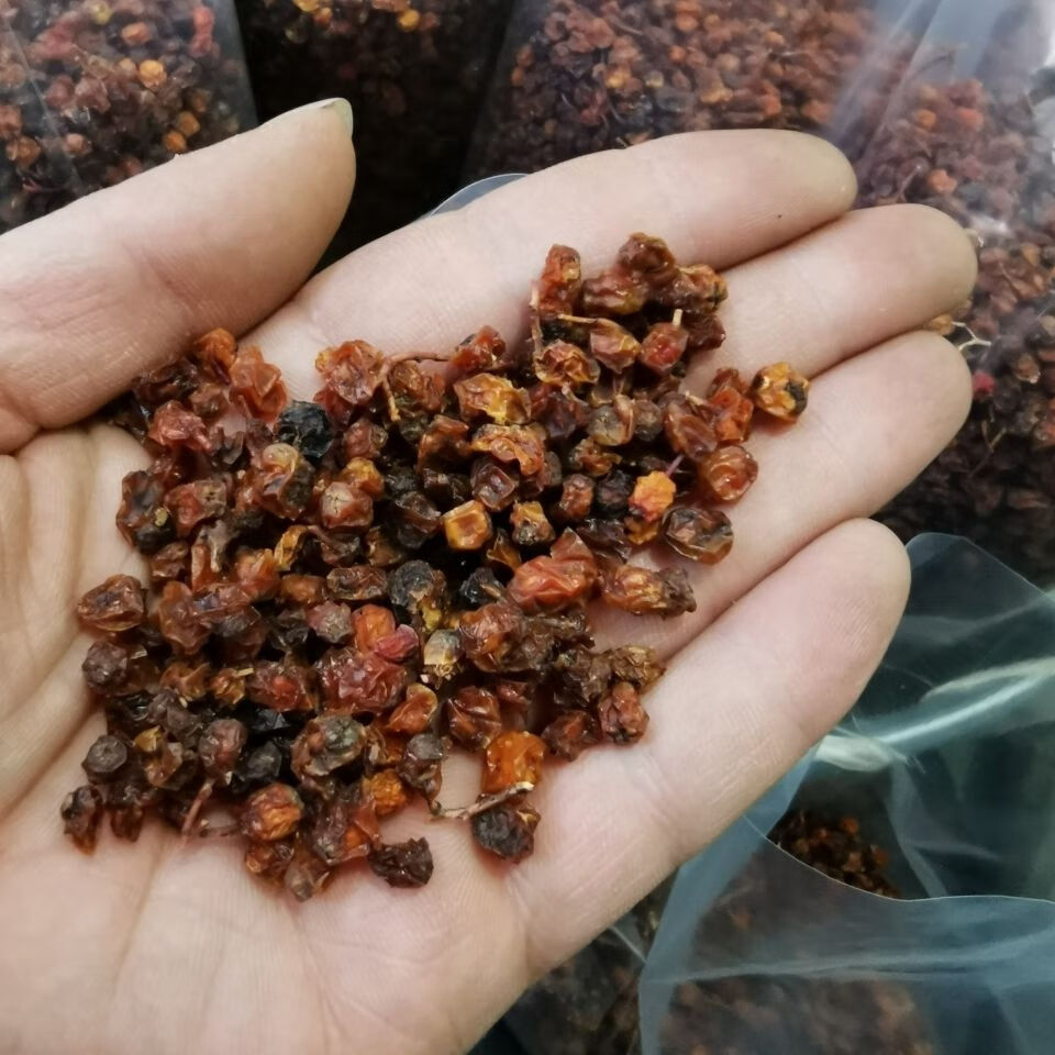 中药材野生新疆沙棘果干含沙棘油沙棘原浆沙棘茶可试用包退沁溪2000克