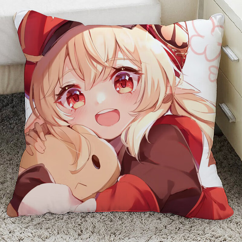 原神可莉抱枕成人 可莉手办抱枕原神周边靠枕靠垫二次元动漫玩偶宅男